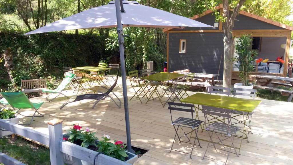 Zahrada ubytování Camping la Grangeonne