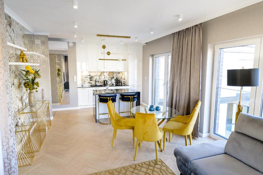 Kuchyň nebo kuchyňský kout v ubytování About Art Apartments