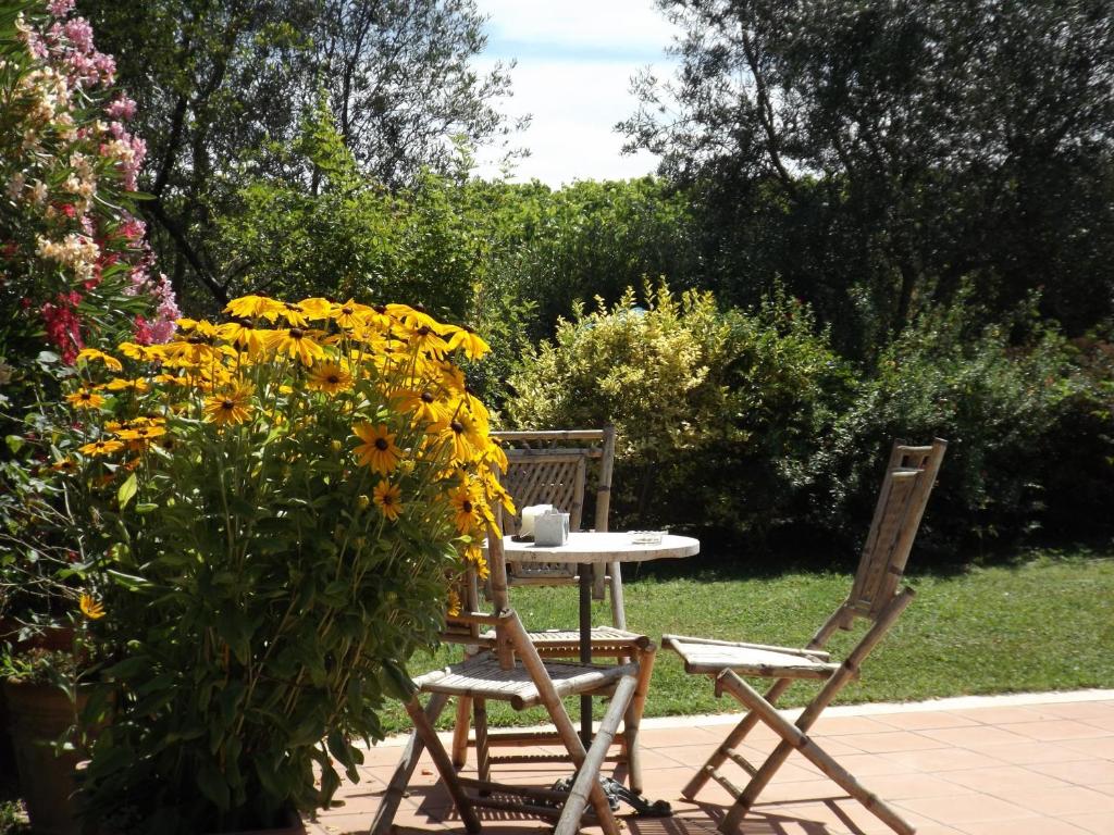 Vonkajšia záhrada v ubytovaní Agriturismo San Giacomo
