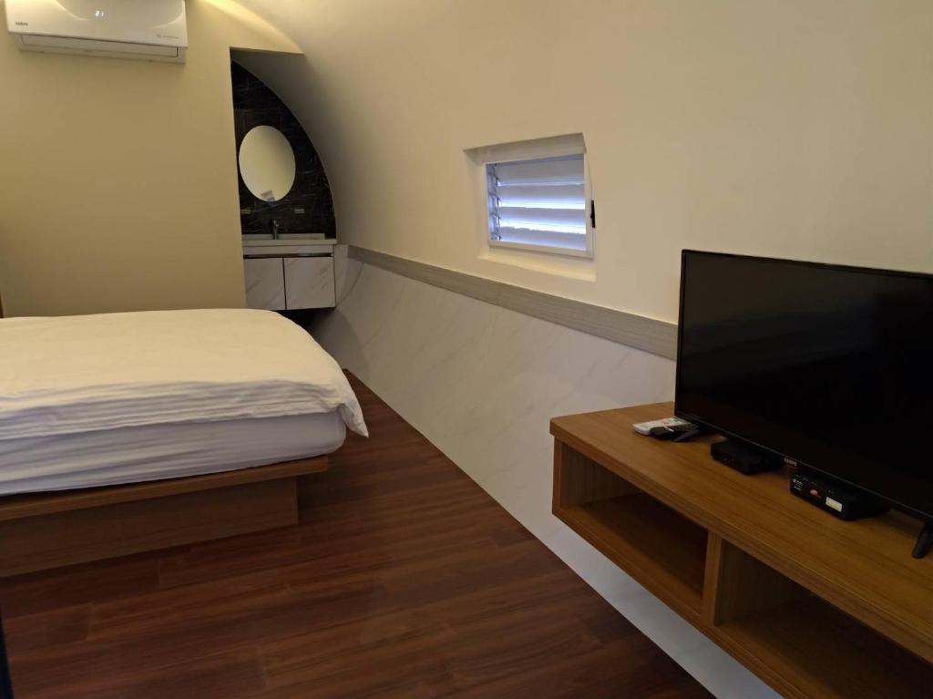 TV a/nebo společenská místnost v ubytování Meinong Yun Shanju Homestay