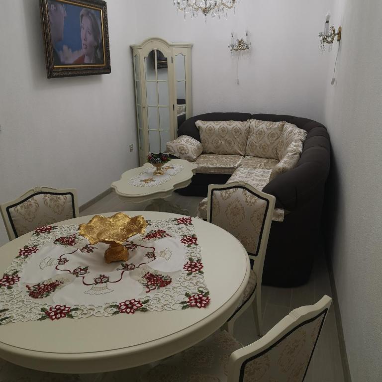 Posezení v ubytování Ikonomov House