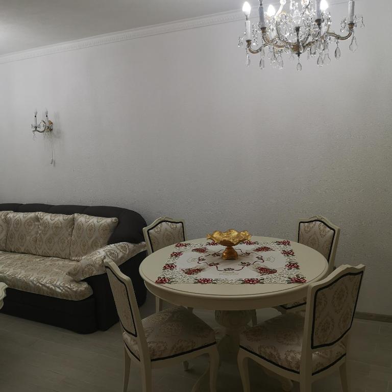 Posezení v ubytování Ikonomov House