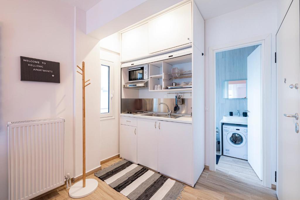 Kuchnia lub aneks kuchenny w obiekcie Aphrodite Apartment