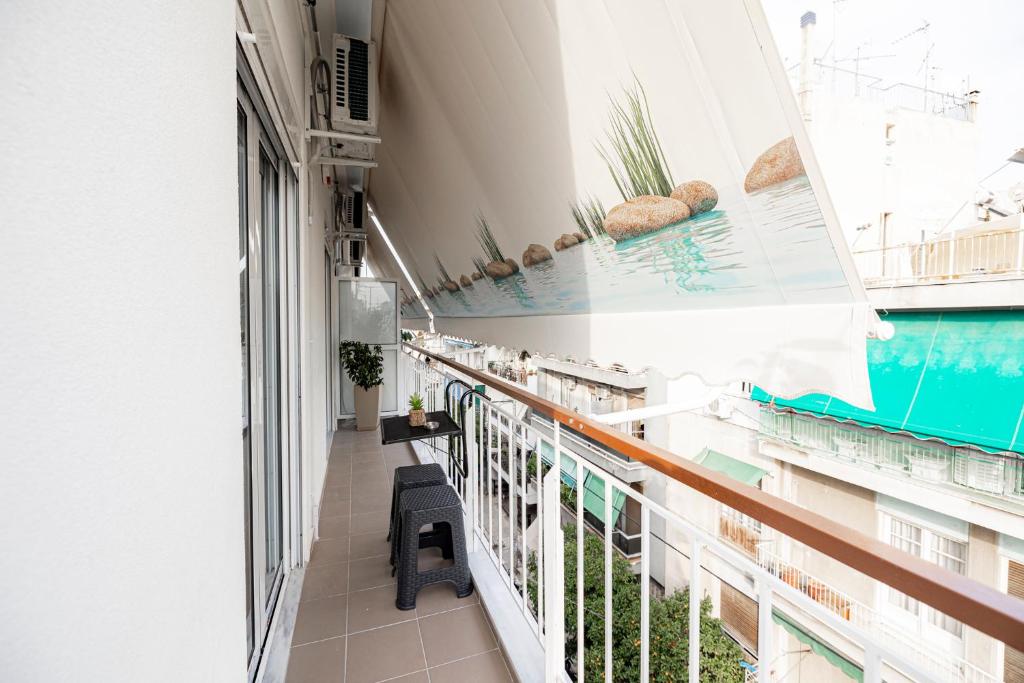 Balkon lub taras w obiekcie Aphrodite Apartment