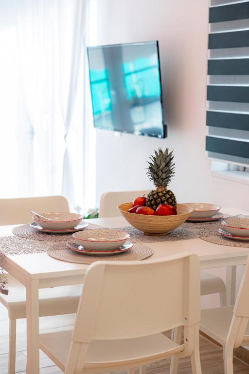 Telewizja i/lub zestaw kina domowego w obiekcie Aphrodite Apartment