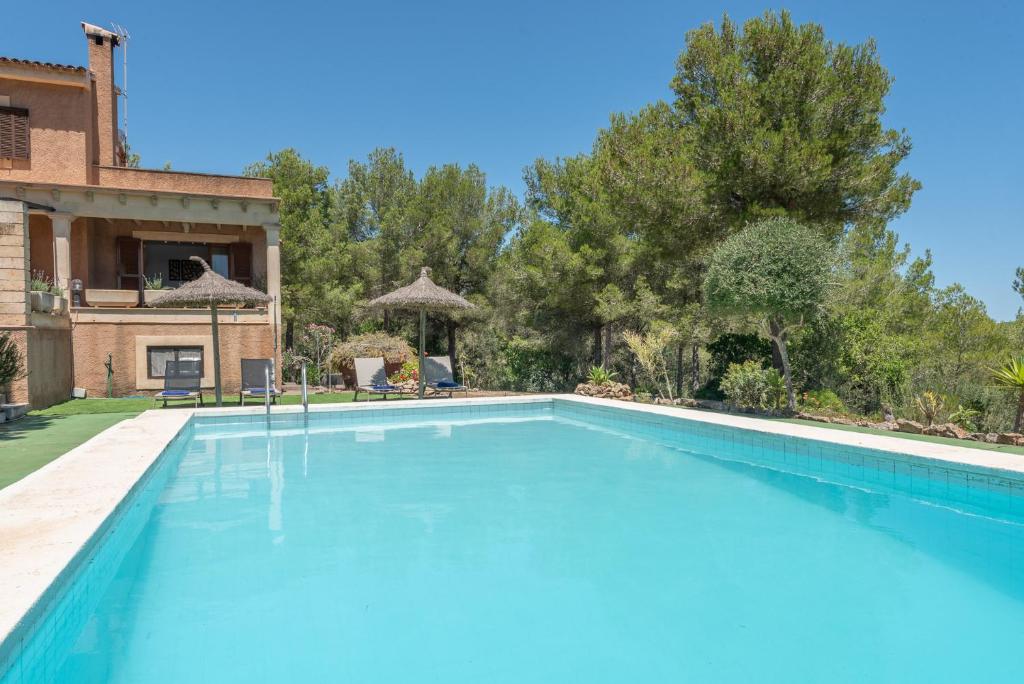 The swimming pool at or close to Finca Bosc de Can Alou by Mallorca House Rent