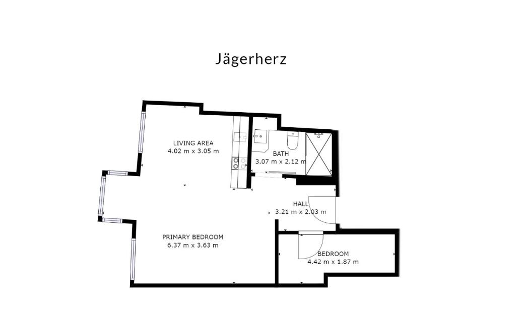 Kaiser Max Design Appartements - Two-Bedroom Apartment