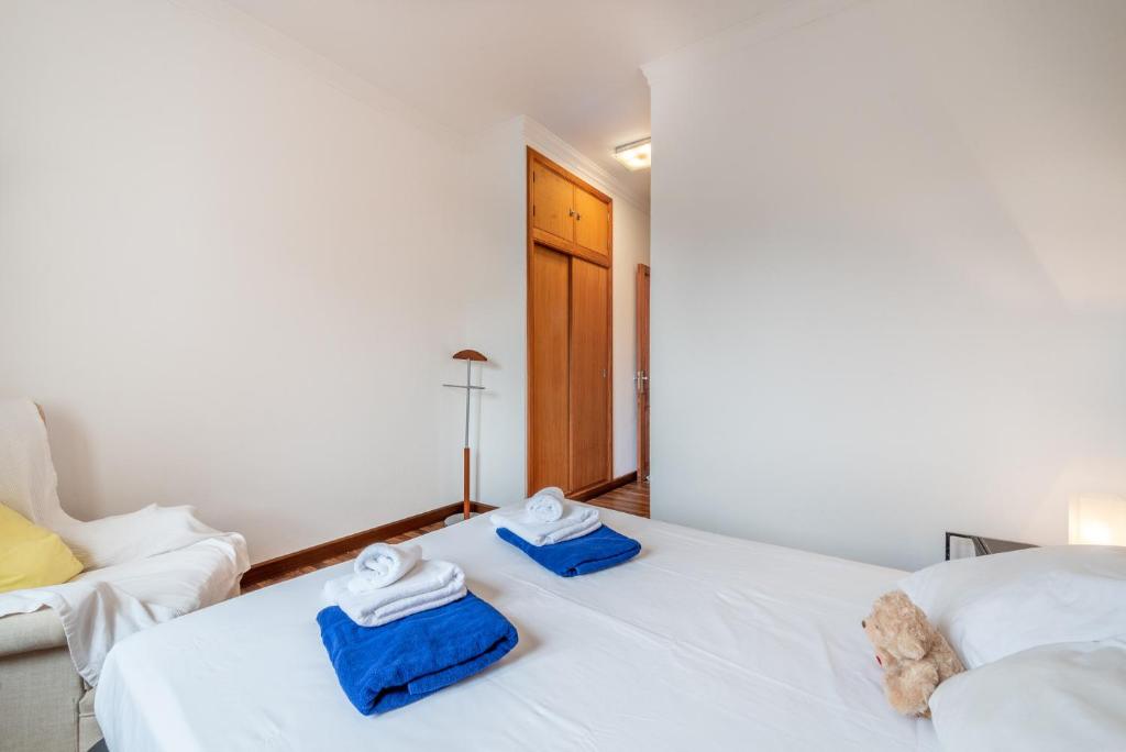 Postel nebo postele na pokoji v ubytování Villa Sa Punta des Far