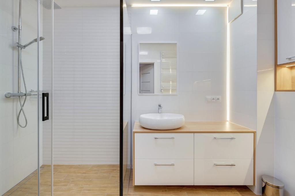 Łazienka w obiekcie Comfort Apartments Wilcza