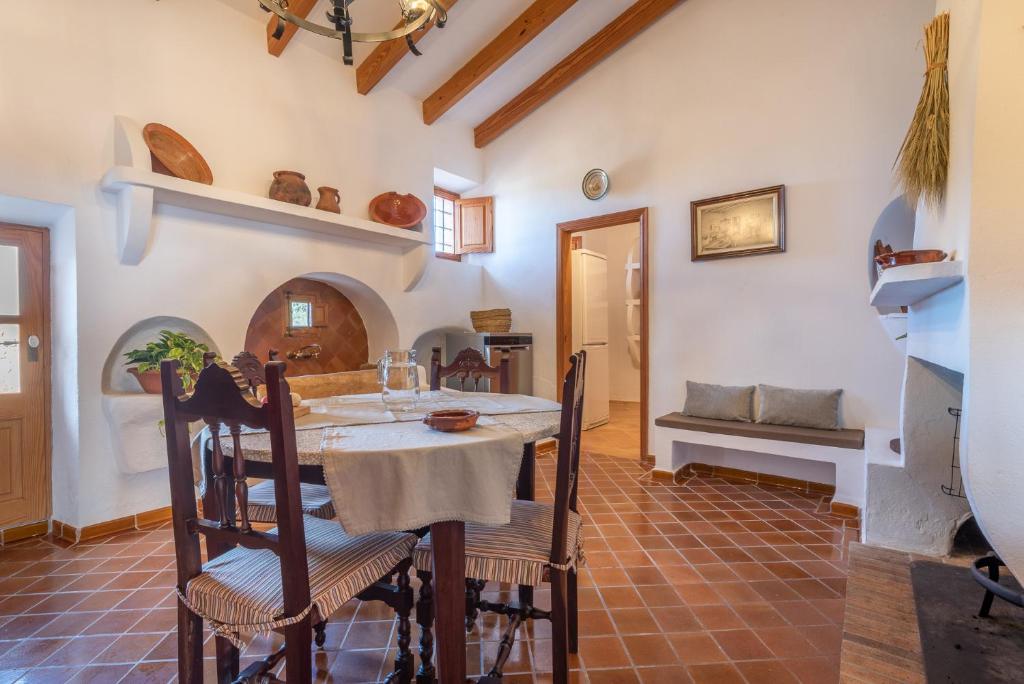 A seating area at Finca Es Castellot Vell