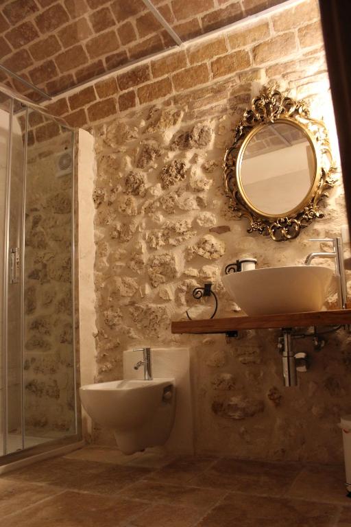 Koupelna v ubytování B&B Casa Antonetti