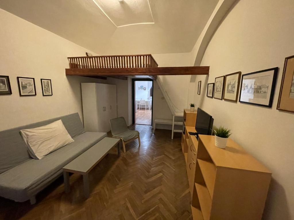 Posezení v ubytování Apartment Jackie