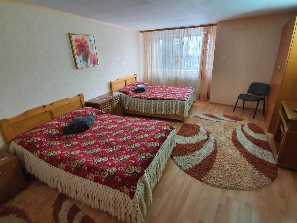 Postel nebo postele na pokoji v ubytování Vila Maya Predeal