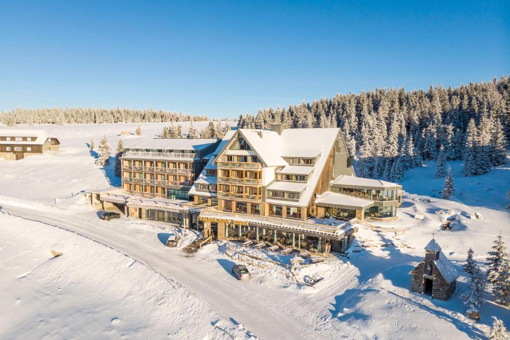 Erlebachova Bouda, hotel - Resort Svatý František v zimě