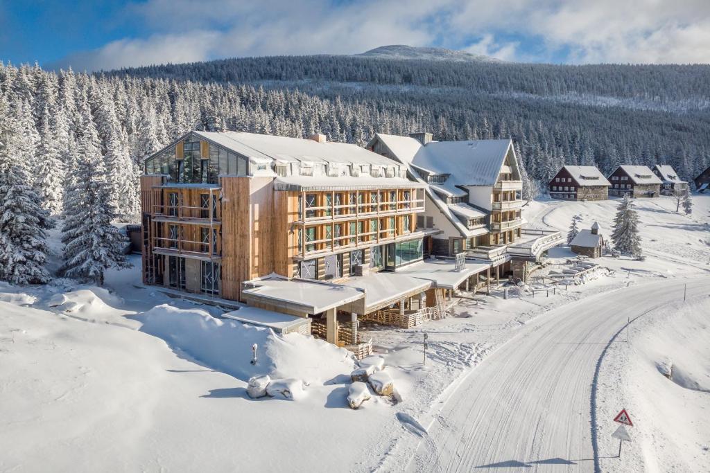Erlebachova Bouda, hotel - Resort Svatý František v zimě