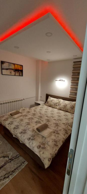 Posteľ alebo postele v izbe v ubytovaní Apartman Vesna
