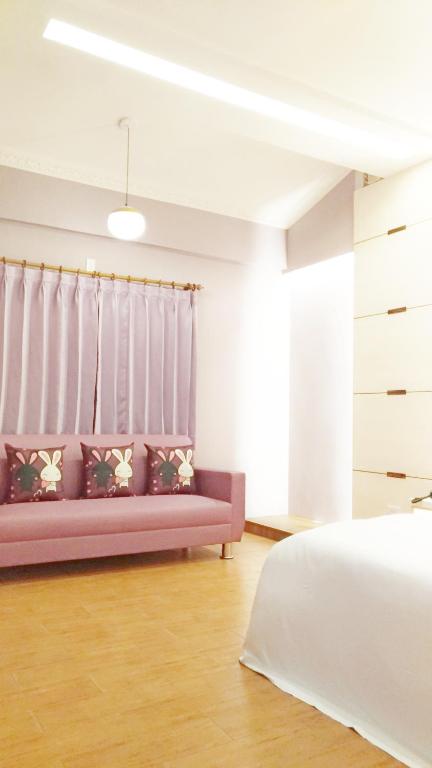 Posezení v ubytování Keton Motel Hualien