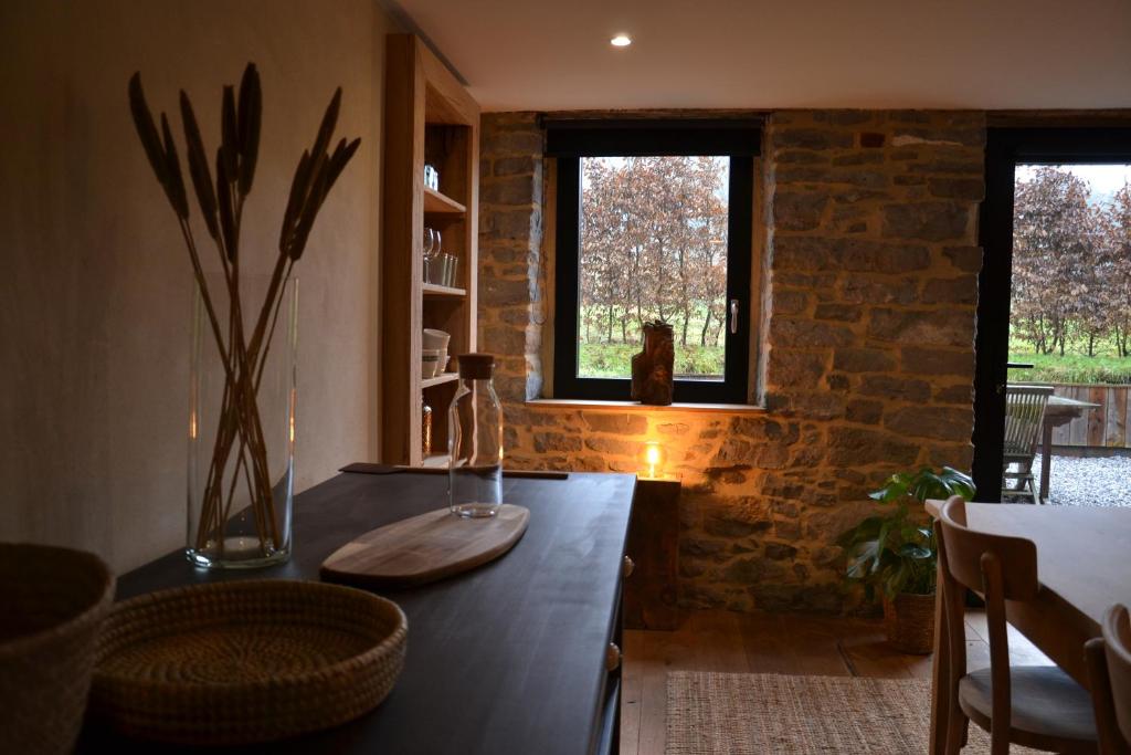 Posezení v ubytování La petite Reuleau - Gites champêtre "LE FENIL" et "LA FERMETTE SAUNA "