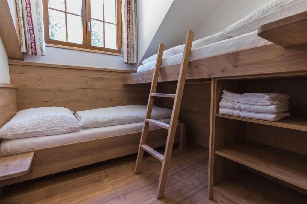 Letto o letti in una camera di d'Genussalm by Alpine Genusswelten