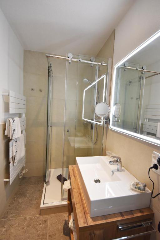 Koupelna v ubytování K-Appartements Klösterle