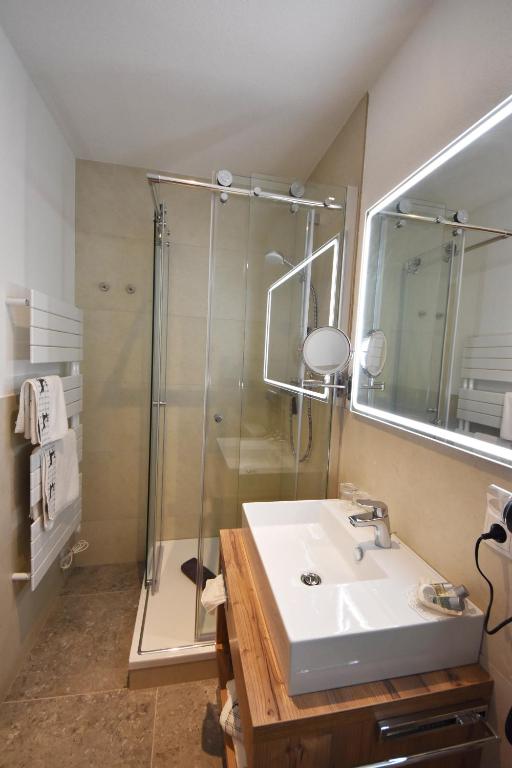 Koupelna v ubytování K-Appartements Klösterle