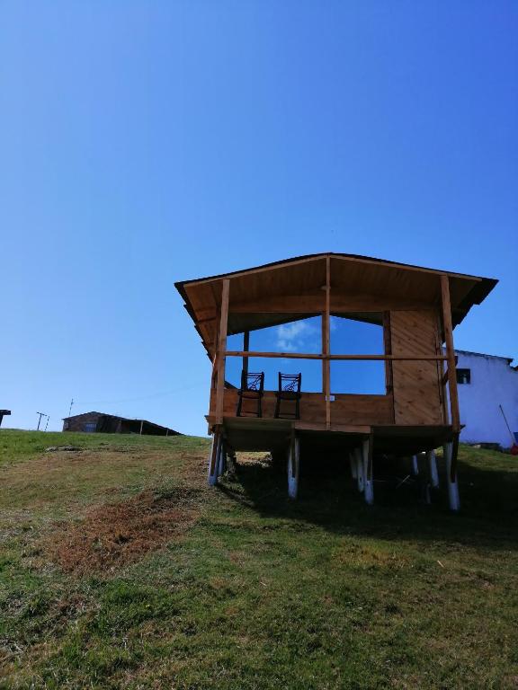 Paesaggio naturale nelle vicinanze del campeggio