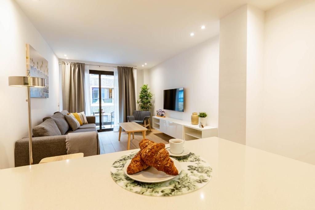Posezení v ubytování Apartamentos Deluxe Strada