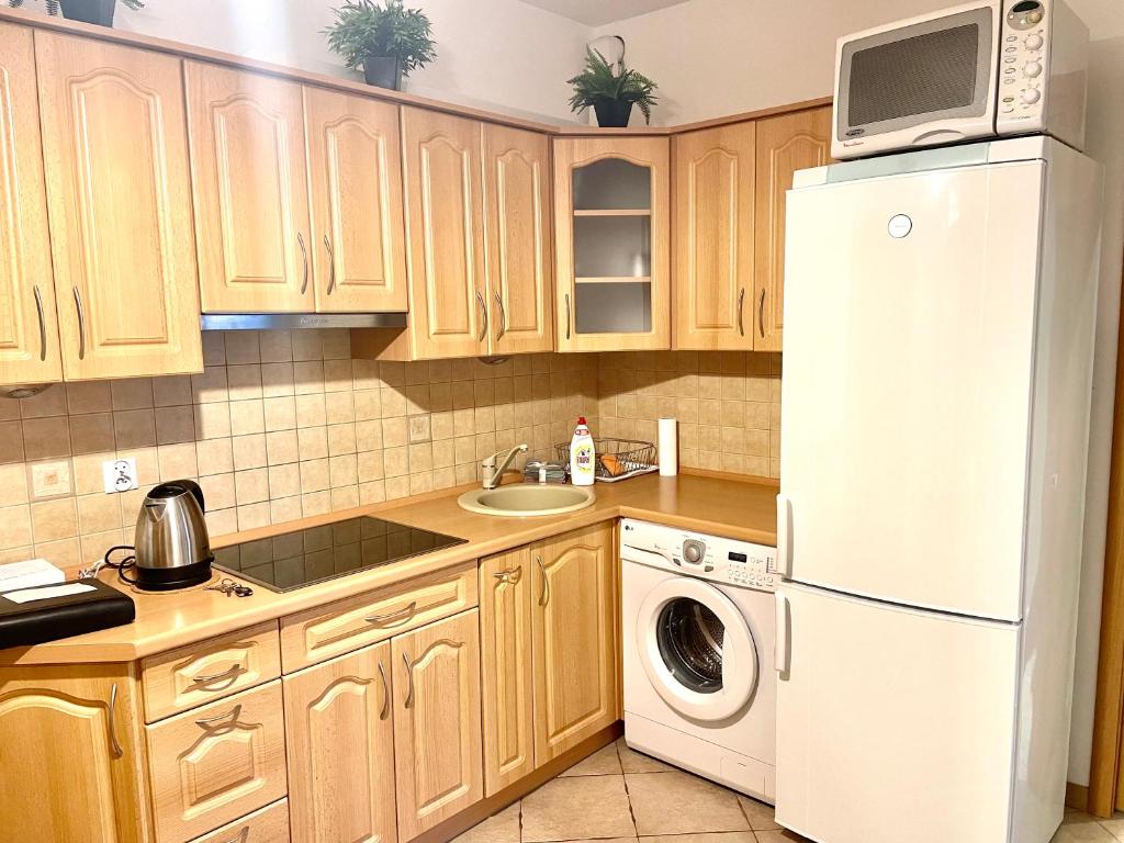 Kuchyňa alebo kuchynka v ubytovaní Apartament relax 2