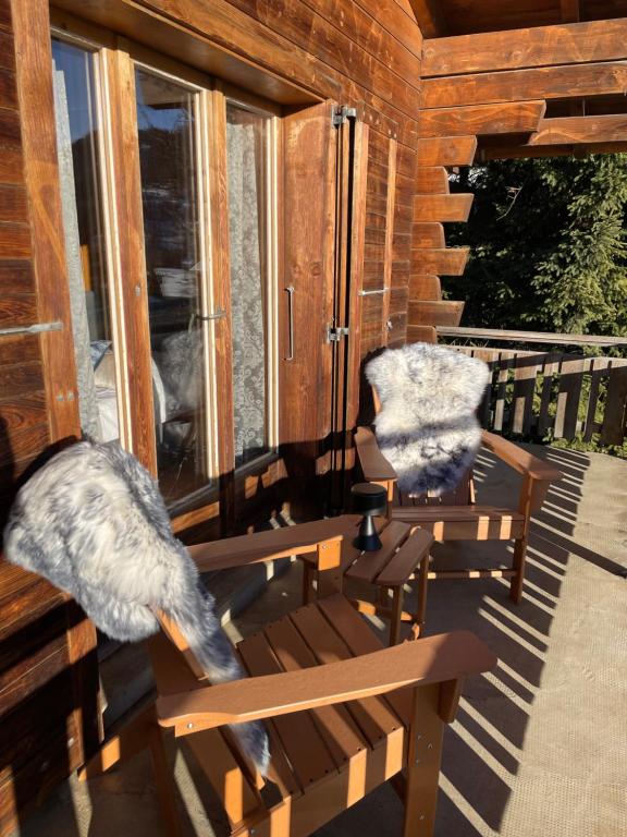 Posezení v ubytování Verbier One Chalet