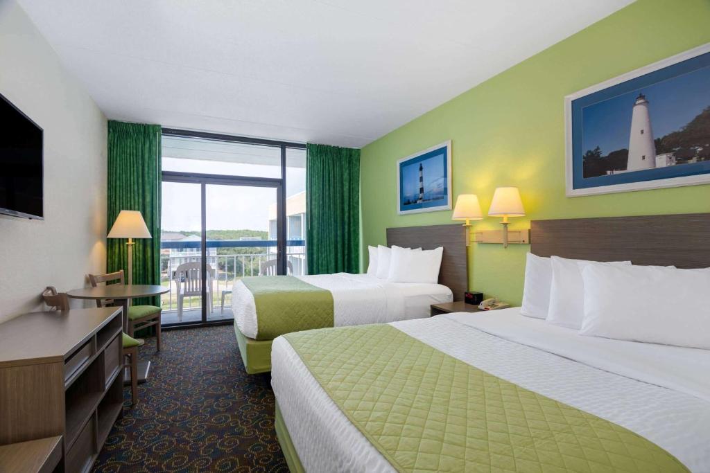 Travelodge by Wyndham Outer Banks/Kill Devil Hills - Chambre Double Standard Avec Deux Lits Doubles Avec Vue Sur La Rue - Non-fumeurs