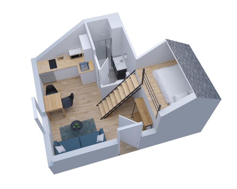 LORIENT CENTRE - WiFI FIBRE - NOUVEAU - Studio - Split Level