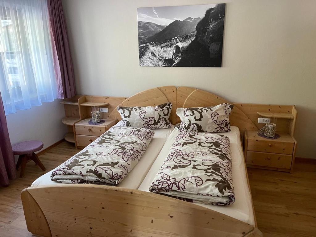 Postel nebo postele na pokoji v ubytování Auenhof