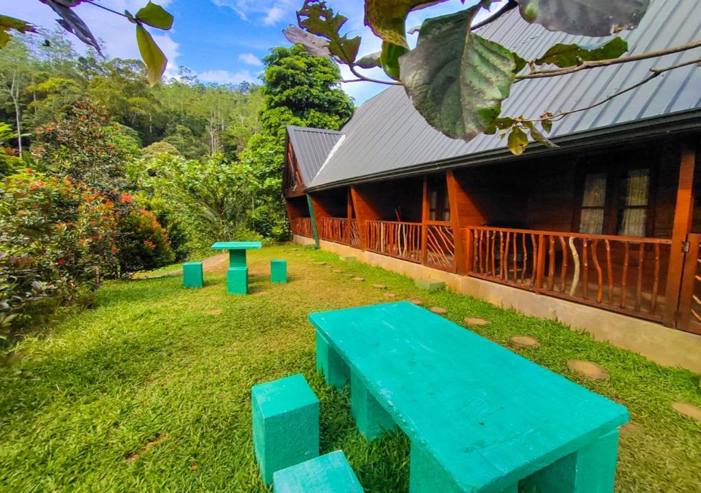 Een tuin van Cinnamon Village Sinharaja