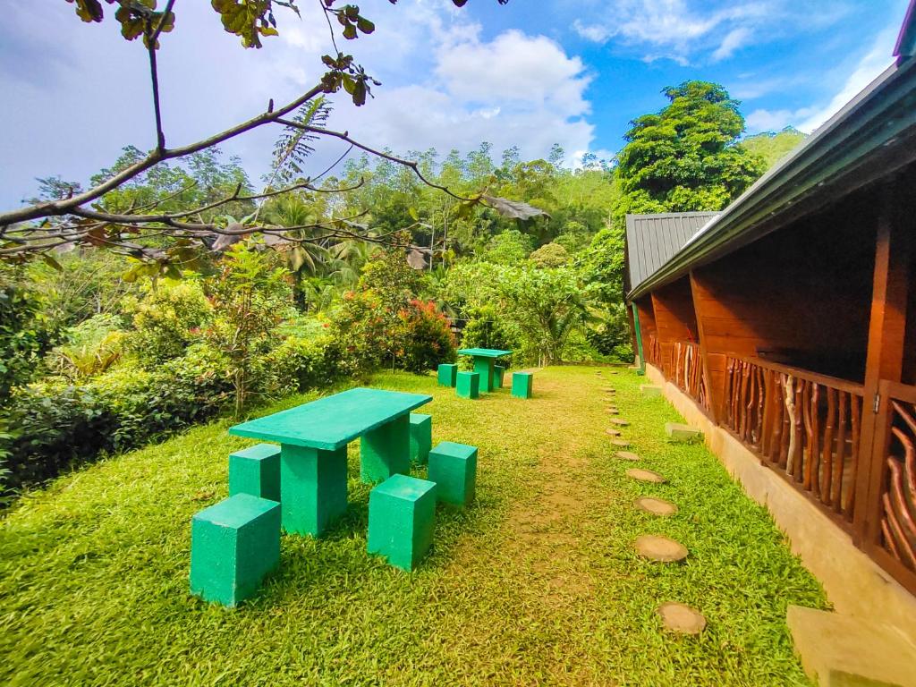Een tuin van Cinnamon Village Sinharaja