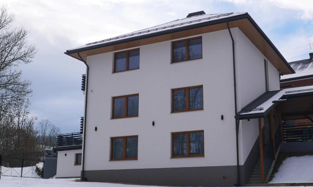 Budova, v ktorej sa apartmán nachádza