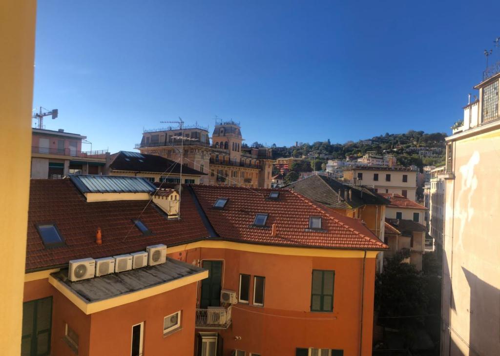 Výhľad na mesto Rapallo alebo výhľad na mesto priamo z apartmánu