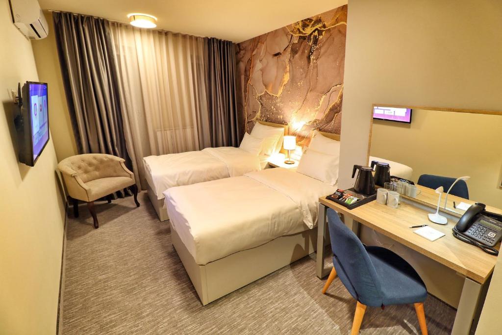 Hotel Skadarlija NB - Chambre Jumelle Standard
