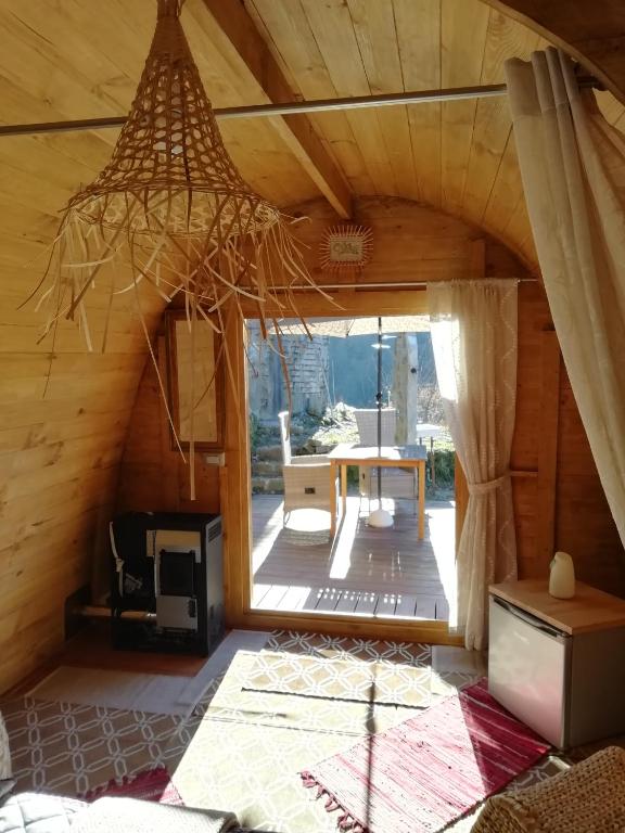 Posezení v ubytování CASA LUCERTOLA