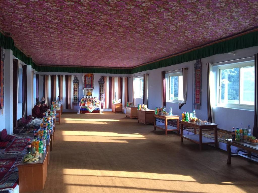 Posezení v ubytování Stupa Guest House