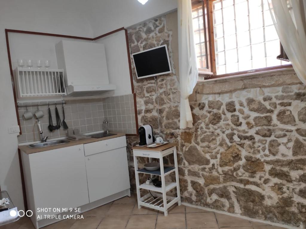 Kuchyňa alebo kuchynka v ubytovaní Casa ARETUSKA