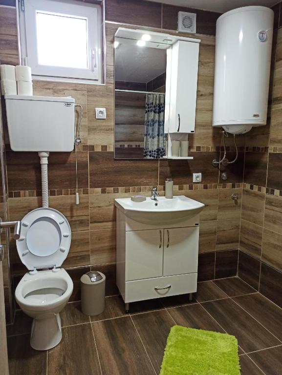 Koupelna v ubytování Vila Ljuti krš