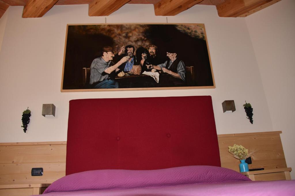 Postel nebo postele na pokoji v ubytování Agritur La Polentera