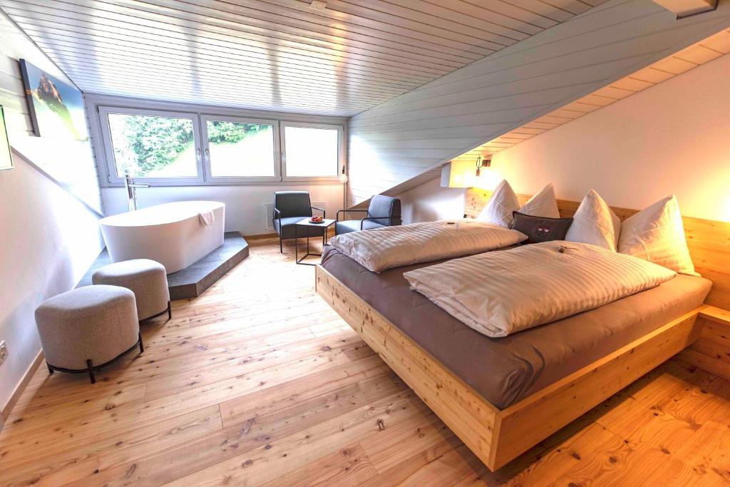 Posezení v ubytování Hotel Tödiblick
