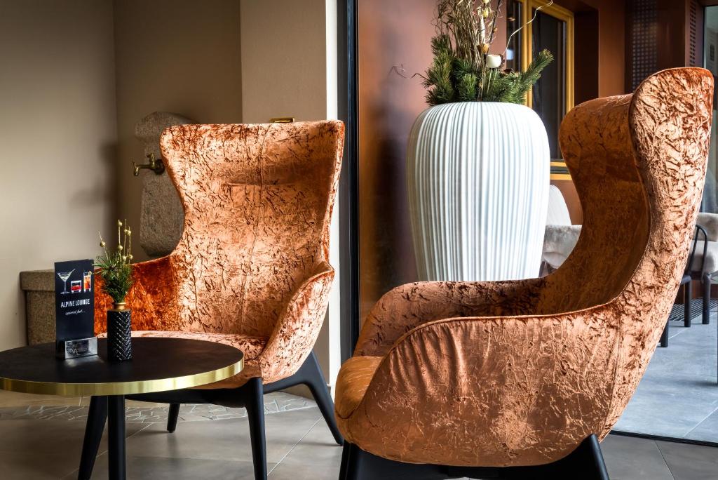Posezení v ubytování Hotel Fanes