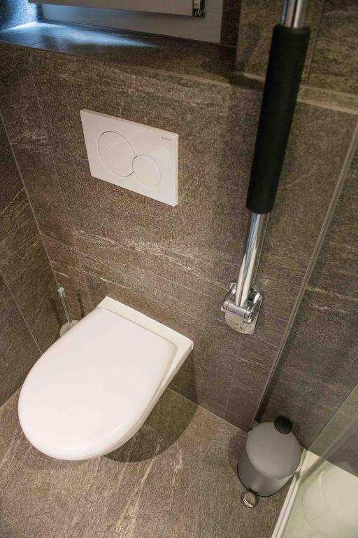 Koupelna v ubytování Hotel Tödiblick
