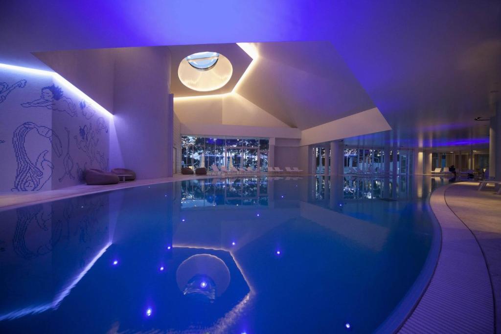 Bazén v ubytování Hotel Bellevue nebo v jeho okolí