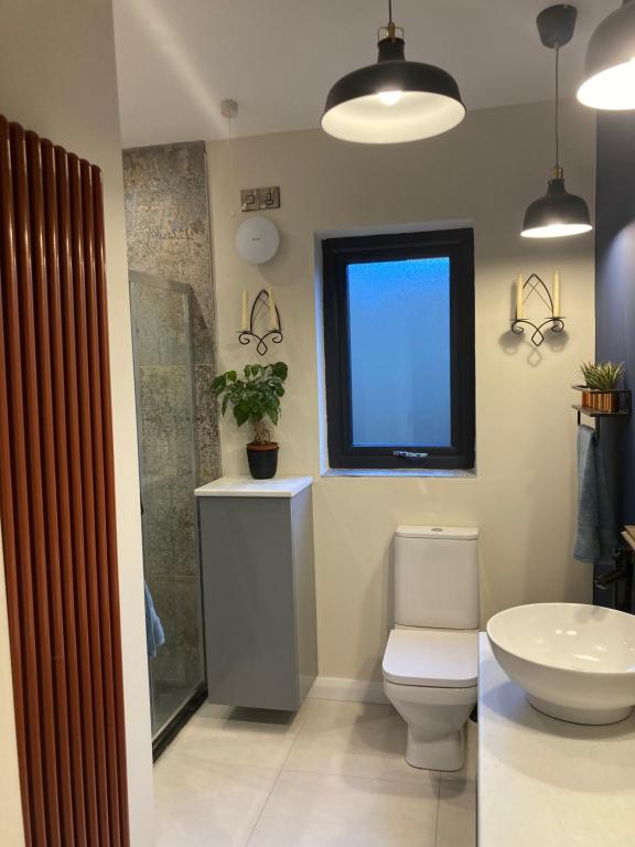 Koupelna v ubytování Overdale Motel