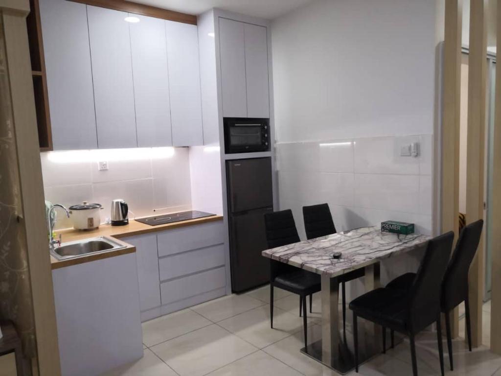 Kuchyň nebo kuchyňský kout v ubytování Era Amazing Manhattan Suite