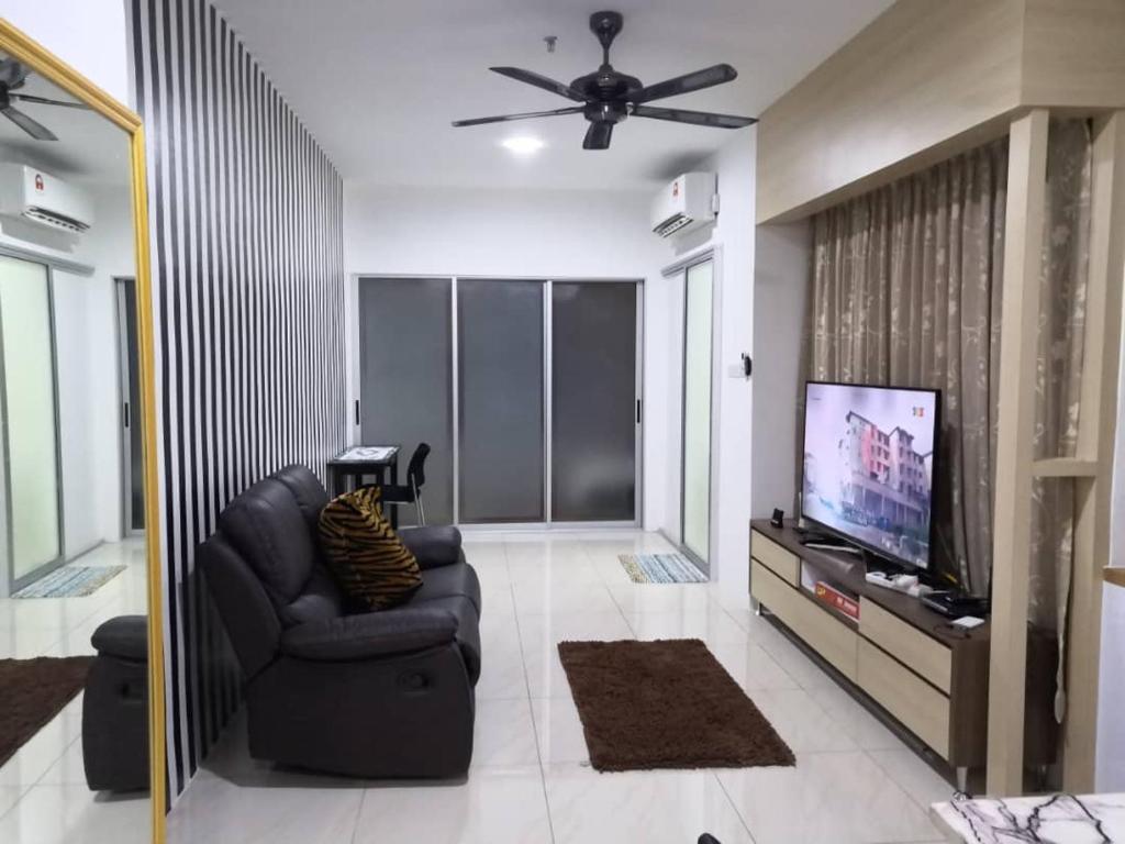 TV a/nebo společenská místnost v ubytování Era Amazing Manhattan Suite