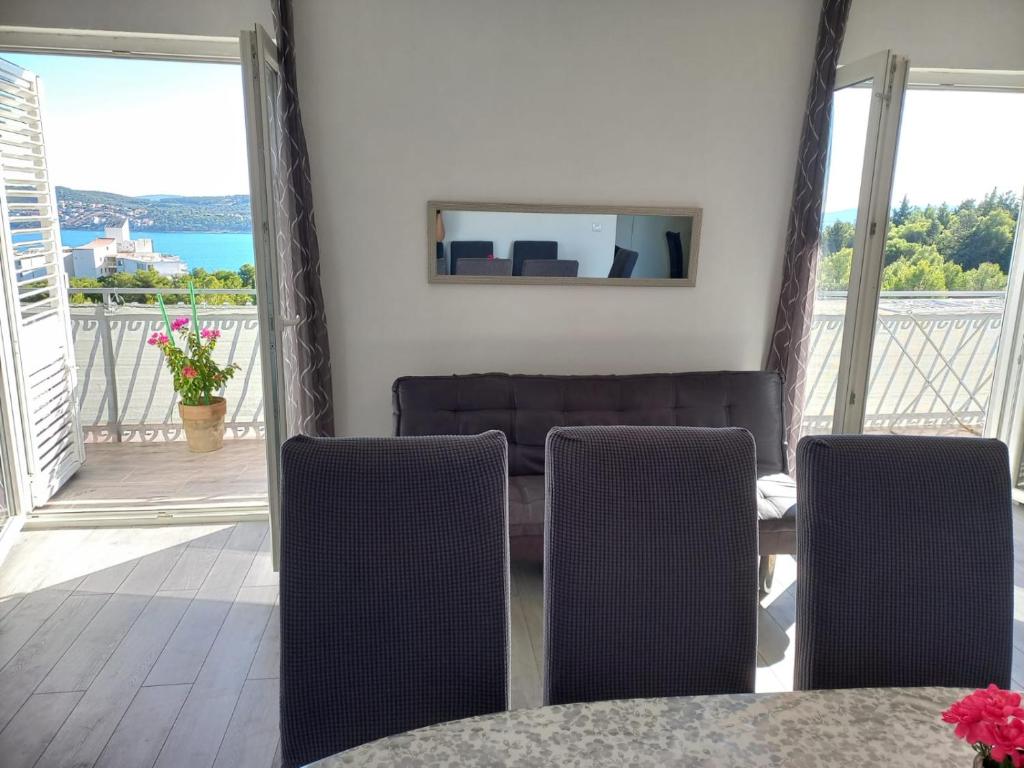 Balkón nebo terasa v ubytování Apartman Marica